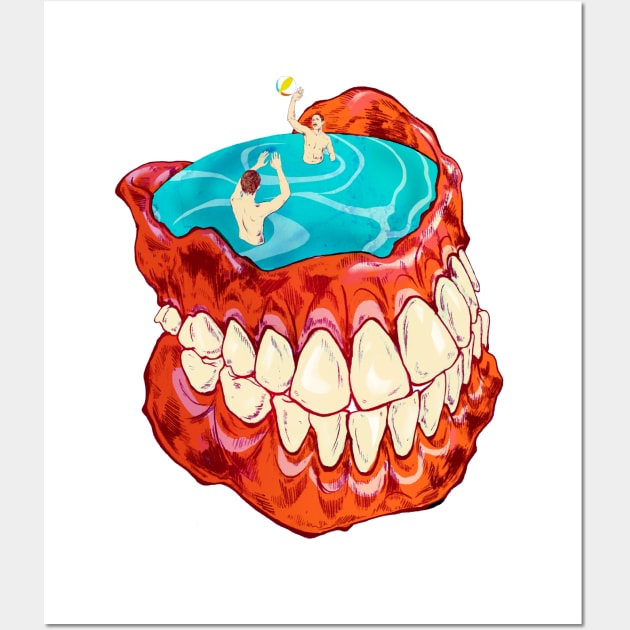 Denture Pool Wall Art by anneeschwank